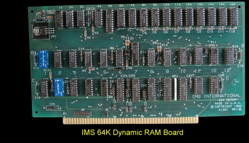 IMS 64K DRAM Board